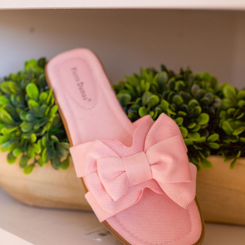 Bow Empress Sandals (two colors)