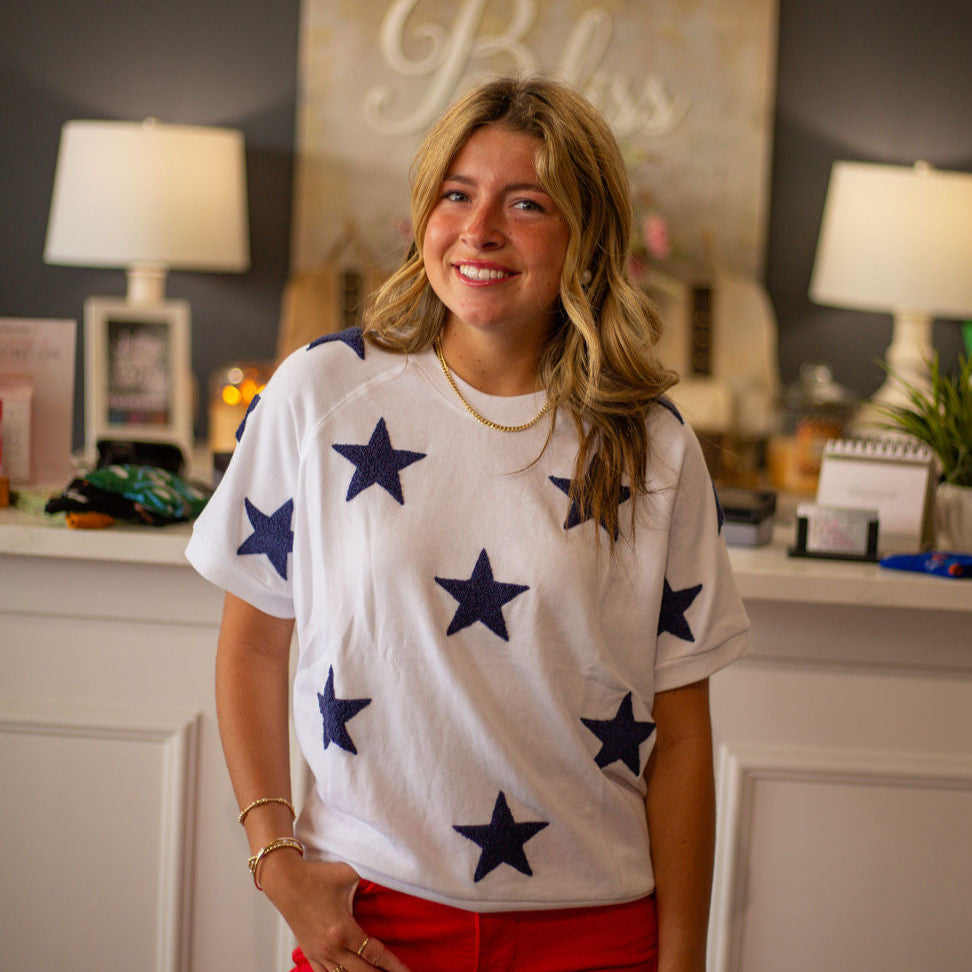 Stars Short SLV Sweatshirt