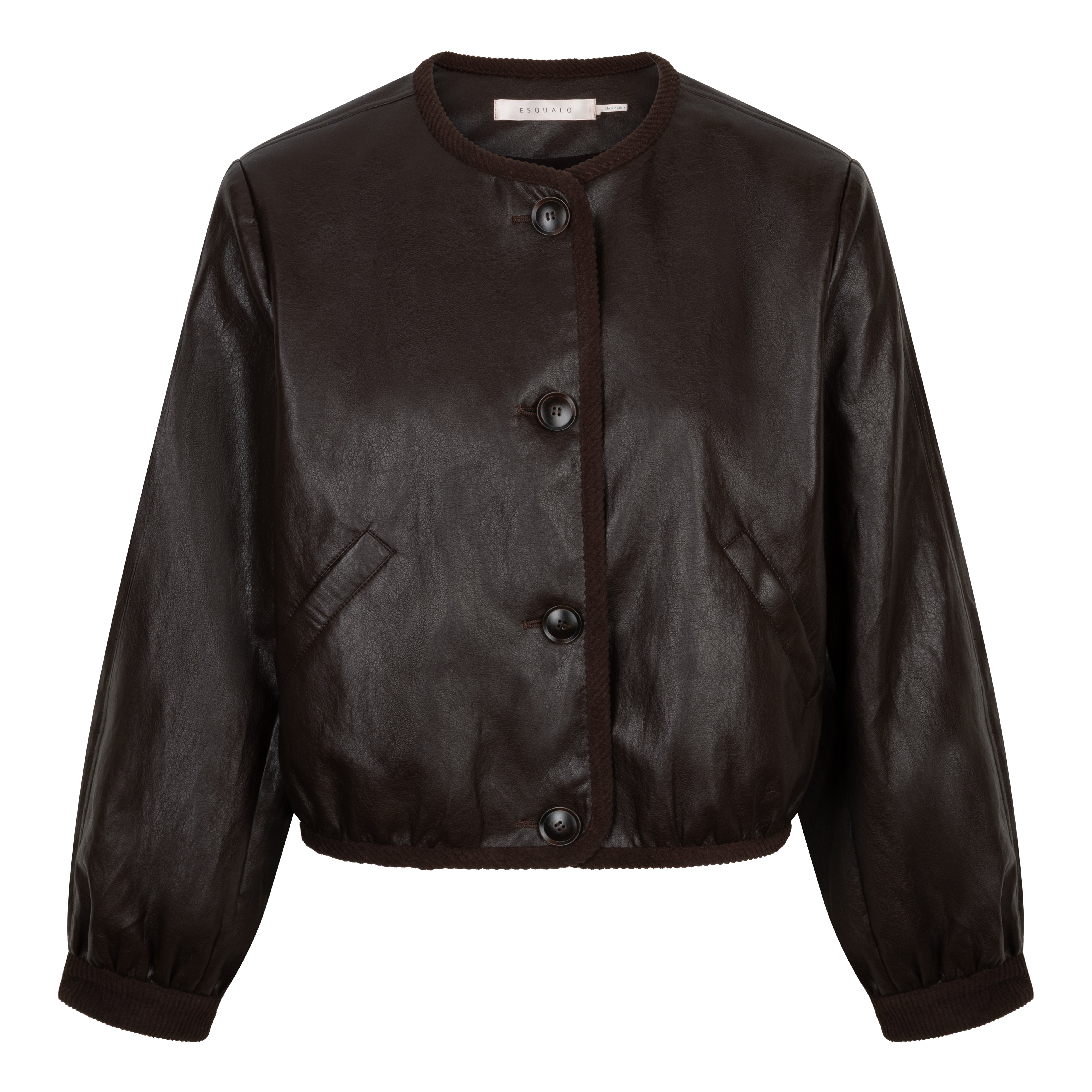 Jacket Short PU Crinkle_Esqualo_F2611512