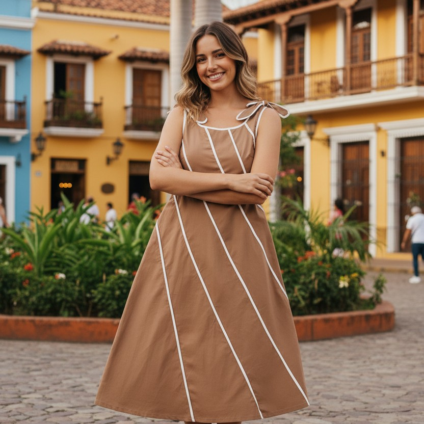Sleeveless_A_Line_Dress_with_Diagonal_Stripes_Pretty_Follies_CD06073_1