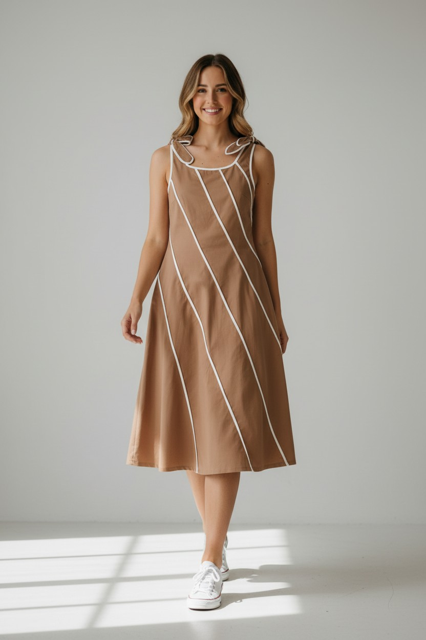 Sleeveless_A_Line_Dress_with_Diagonal_Stripes_Pretty_Follies_CD06073_4