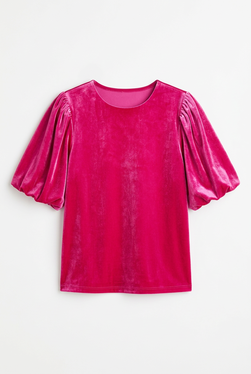 Velvet_Puff_Sleeve_Top_Esqualo_28714_BRY_XS_1