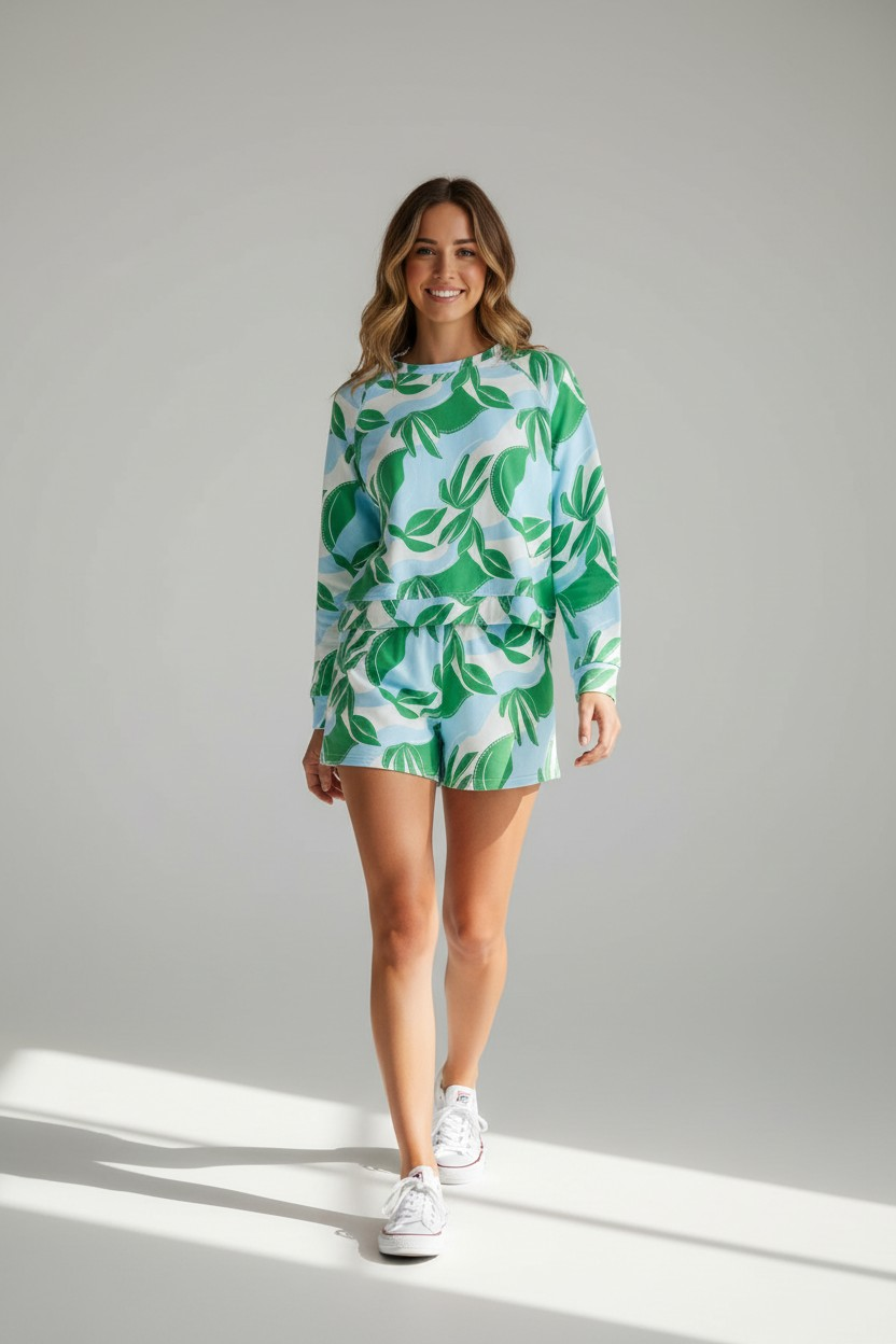 Women's_Annie_Printed_Shorts_Set_Mary_Square_72076_4