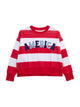 America Rugby Stripe Relaxed Sweatshirts