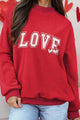 Valentine Love Graphic Reversible Sweatshirt