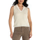 Johnny Collar Sleeveless V-Neck Sweater Vest