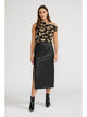 Cade Leather Skirt