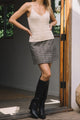 Plaid Pattern Skirt