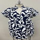 Print short sleeve dress