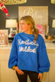 The Kentucky Wildcats Rhinestone Balloon sleeve Pullover