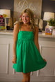 Cycladic Leaf Short Dress