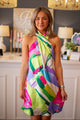 Victoria Abstract Dress