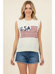 American Flag Sweater Top