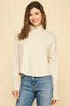 Button Detailed Sleeve Knit Sweater