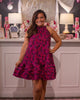 Heras Garland Halter Dress