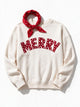 HOLIDAY SWEATER WITH SCARF