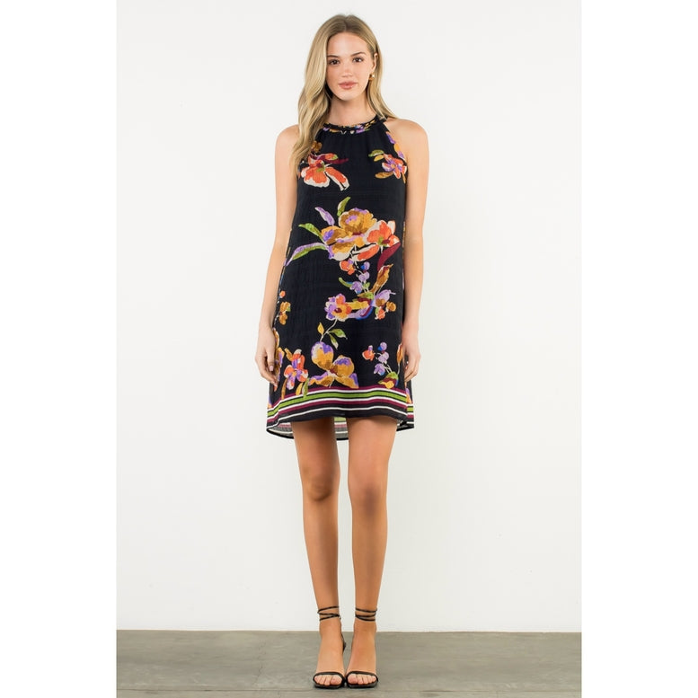 Floral Halter Dress