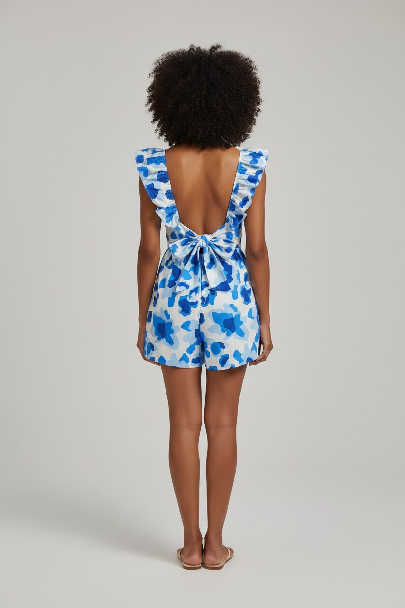 Cotton_Poplin_Floral_Prints_Ruffle_Sleeve_Tied_Back_Romper_Peach_Love_California_IR38980_03_2