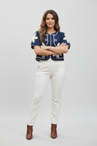 Floral_Applique_Puff_Sleeve_Jacket_Top_Pretty_Follies_CT9839_NVY_S_2