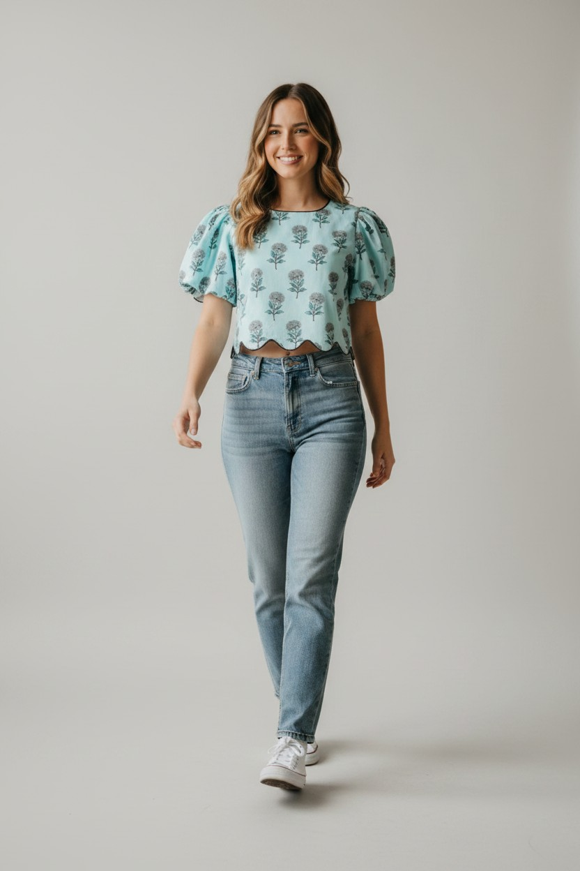 Floral_Print_Puff_Sleeve_Scallop_Hem_Top_Pretty_Follies_CT10047_BLU_S_4