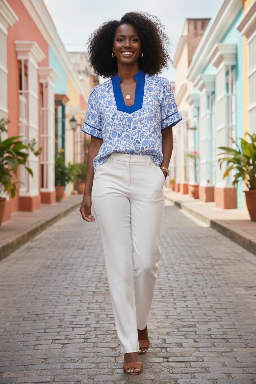 Floral_Print_Short_Sleeve_Top_Pretty_Follies_CT9987_BLU_S_1