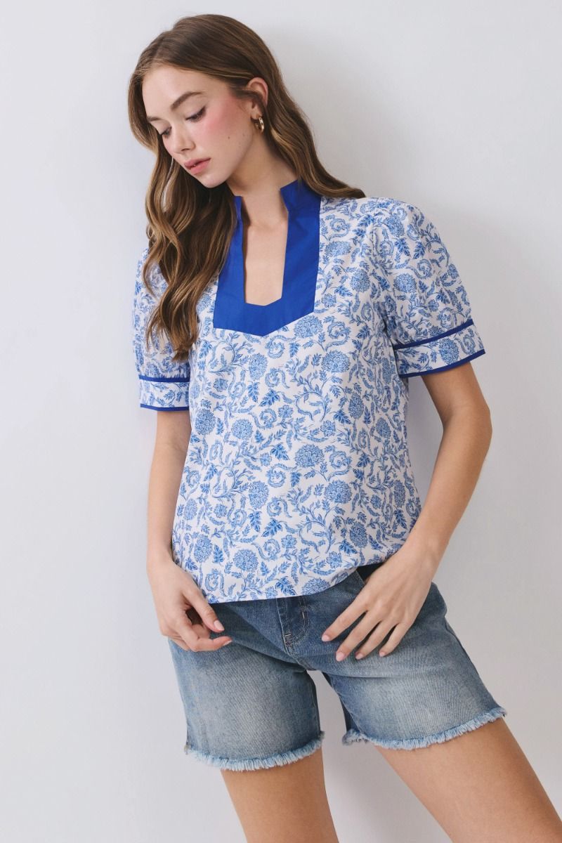 Floral_Print_Short_Sleeve_Top_Pretty_Follis_ct9987_1