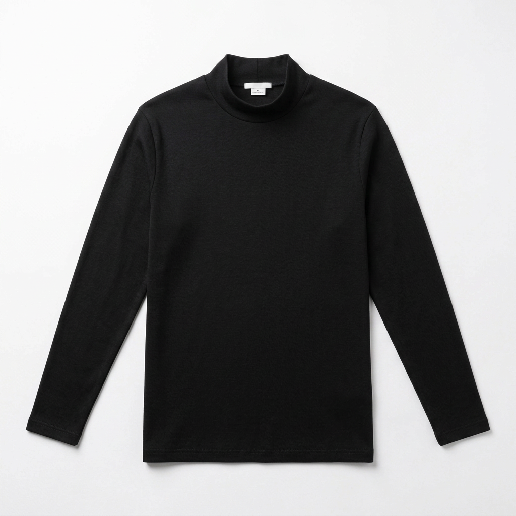 High_Neck_Long_Sleeve_Tee_Esqualo_30716_BLK_XS_1