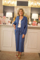 Zip Up Cloud Jacket and Crop Pant Set by Liverpool