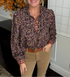 Long Sleeve Print Top
