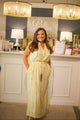 Dolman Woven Midi Dress W/ Smocked Waist