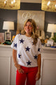 Stars Short SLV Sweatshirt
