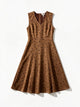 Polka Dot Suede Dress