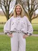 Button Up Jersey Hoodie Set