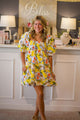 Puff Sleeve Smocked Dress