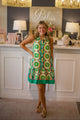 High Neck Trim Dress