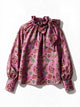 Ruffle Tie Neck Blouse