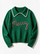 Merry Collar Knit Sweater