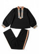 Faux Suede Pant Set