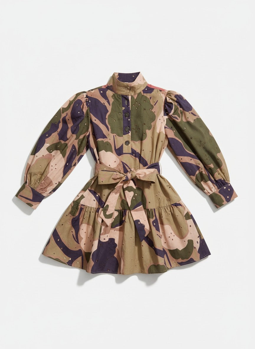 Printed Mini Dress
