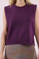 Side Button Detail Knitted Sweater
