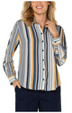 Long Sleeve Button Front Woven Shirt