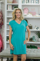 Flutter Sleeve above the knee dress