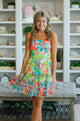 Strapless Mini Dress with Tiered skirt