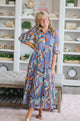 Colorful Abstract Midi Dress