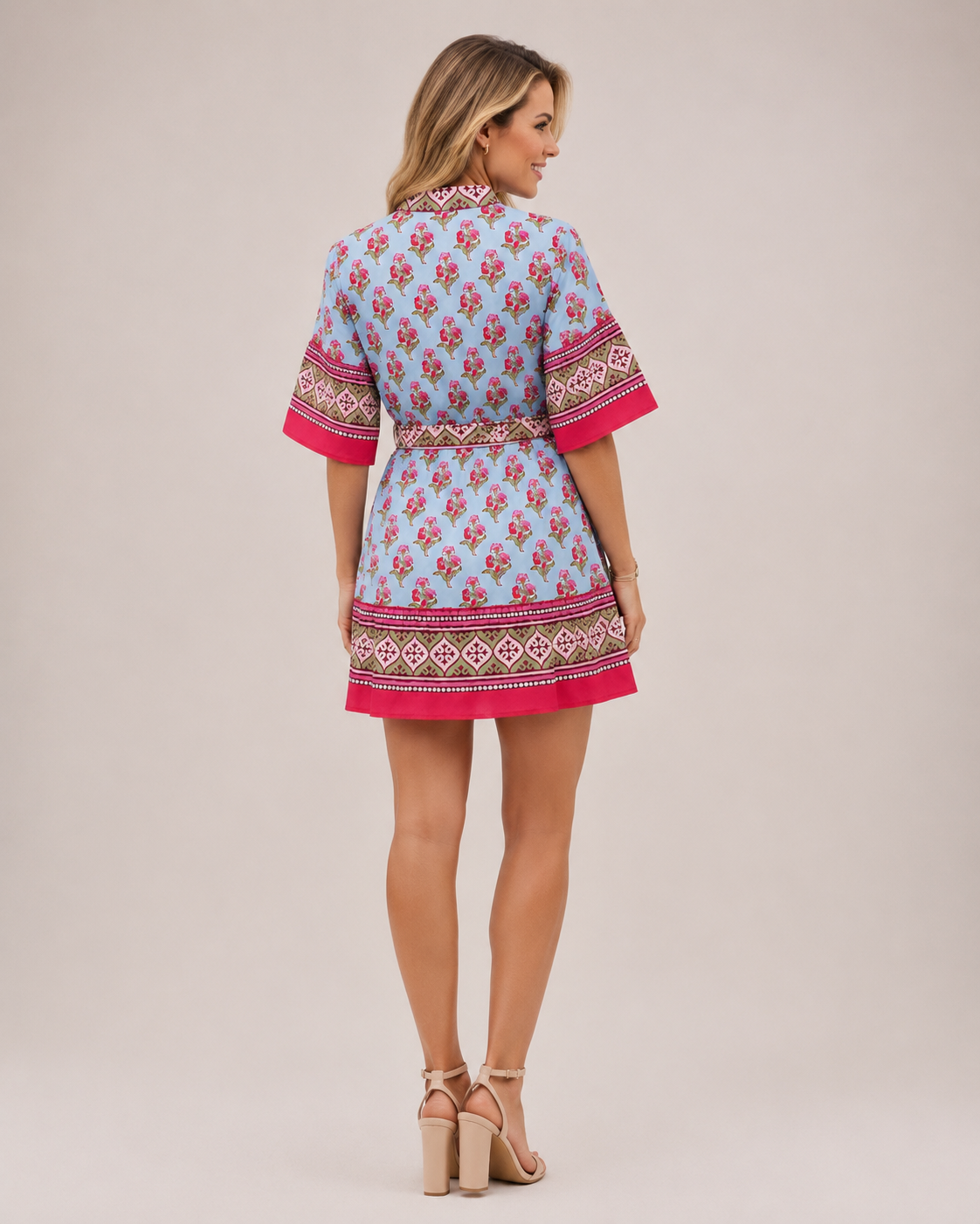 Printed_Belted_Mini_Dress_With_Contrast_Border_TCEC_CD06716_MULTI_S_2