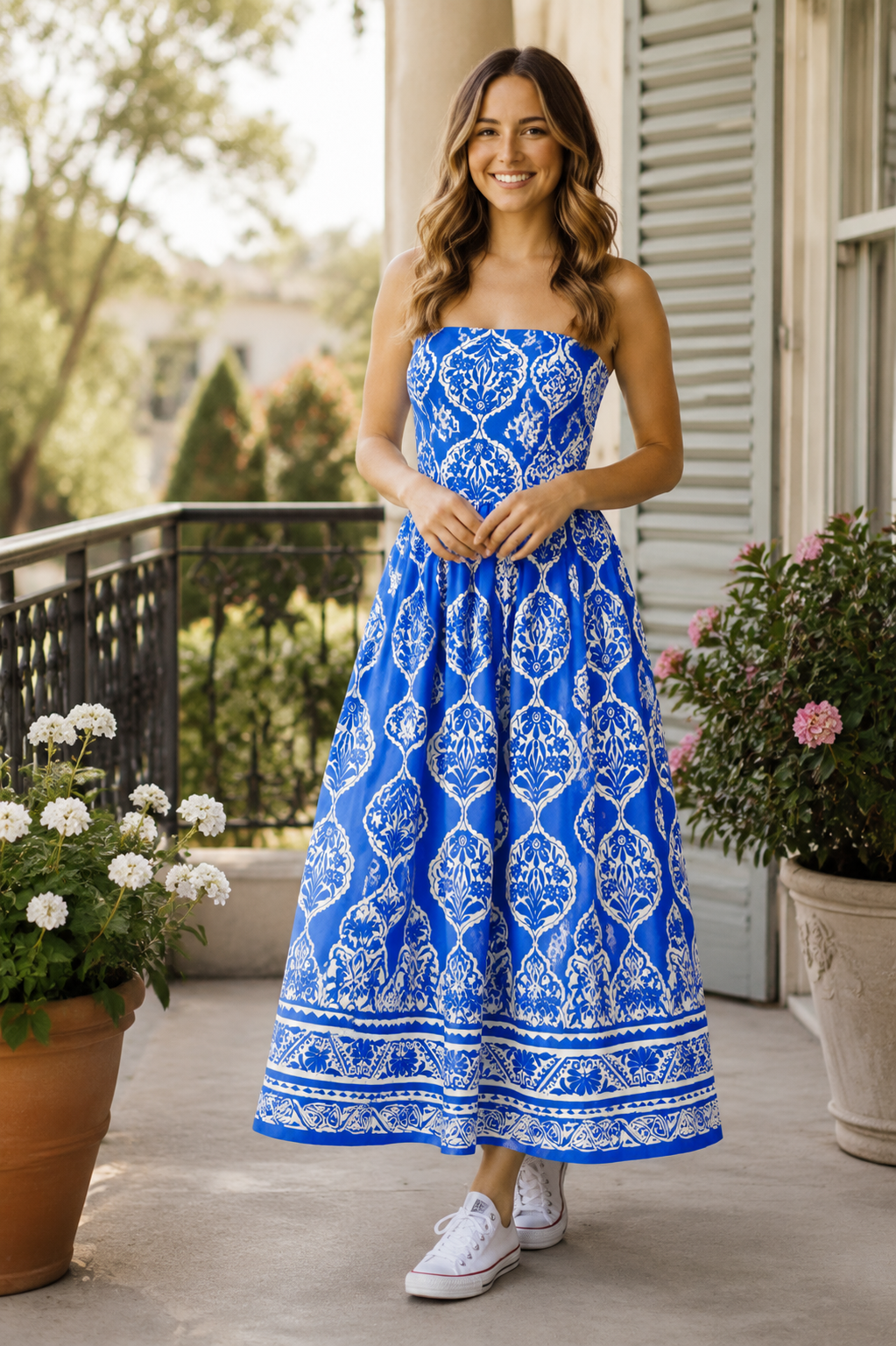 Printed_Strapless_Midi_Dress_Entro_D30625_S_1