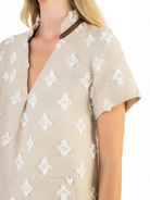 Short Sleeve Detailed Dress_THML_WCT3258
