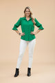 Smocked Cuff Blouse