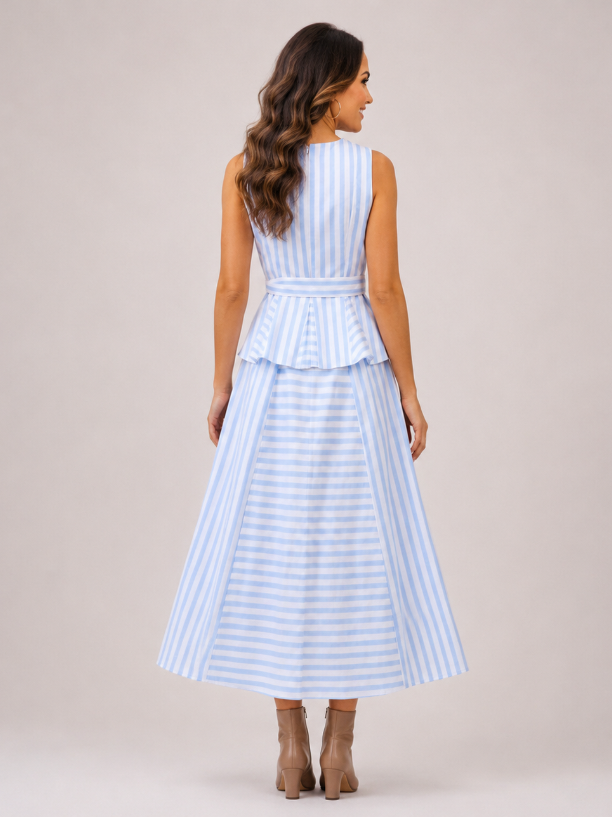 Striped_Sleeveless_Tie_Waist_Peplum_Top_and_A_Line_Midi_Skirt_Set_TCEC_CT9784_BABY_BLUE_S_2