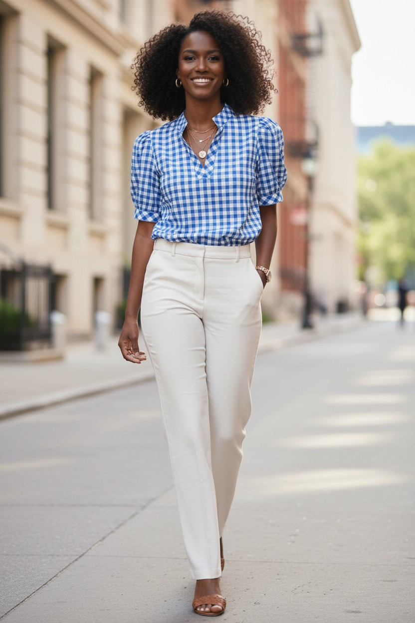 Tricia_Gingham_Checkered_Puff_Sleeve_Top_Mary_Square_71923_1
